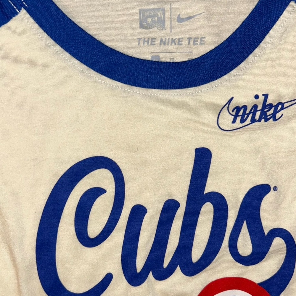Chicago Cubs Retro Nike 1/2 LS Shirt Size XL NEW - Picture 3 of 3